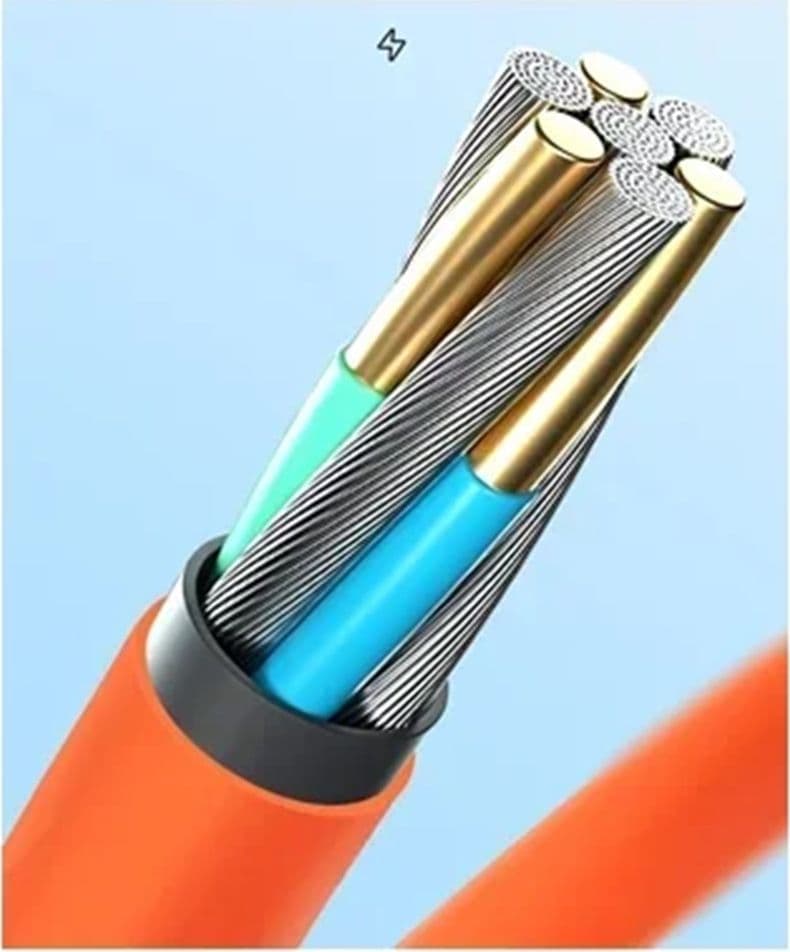 CAVO PER TRASFERIMENTO DATI RICARICA RAPIDA Q-SJ980 DA TYPE-C A LIGHTNING 30W DA 1 MT - 4