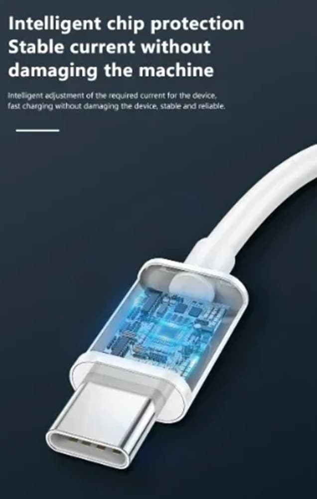 CAVO USB DI RICARICA RAPIDA TRASFERIMENTO DATI Q-SJ230 DA TYPE-C A TYPE-C 60W PD DA 1MT - 5