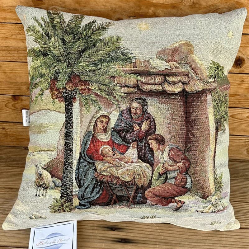 Cuscino arredo natalizio La nascita di Gesù Botticelli Home - 4