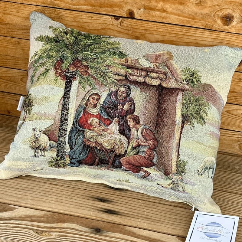 Cuscino arredo natalizio La nascita di Gesù Botticelli Home - 5