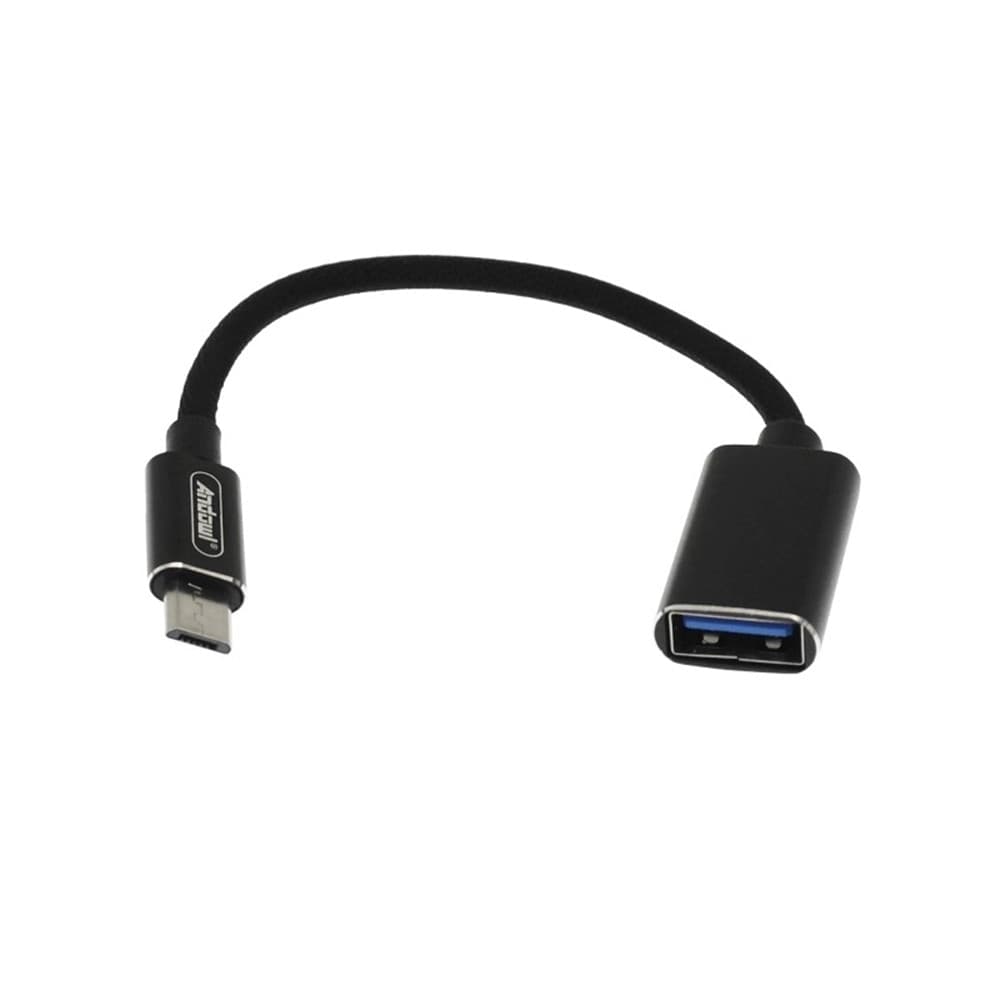 CAVO CONVERTITORE ADATTATORE MICRO USB MASCHIO A USB OTG FEMMINA PLUG-AND-PLAY Q-OT02 - 3