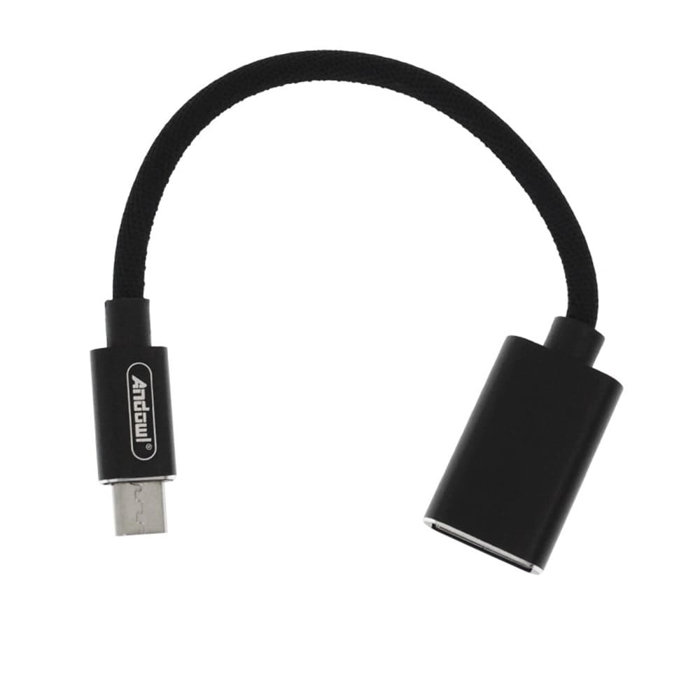 CAVO CONVERTITORE ADATTATORE MICRO USB MASCHIO A USB OTG FEMMINA PLUG-AND-PLAY Q-OT02 - 4