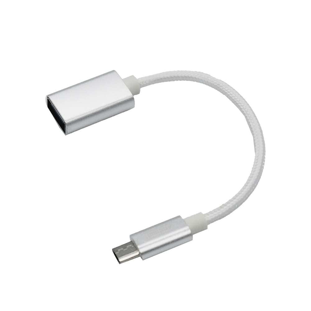 CAVO CONVERTITORE ADATTATORE MICRO USB MASCHIO A USB OTG FEMMINA PLUG-AND-PLAY Q-OT02 - 5