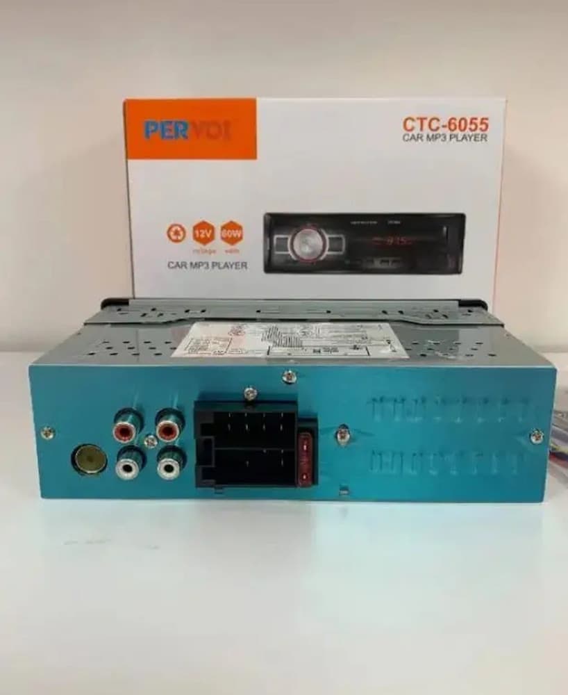 AUTORADIO CTC-6055 BLUETOOTH 4X60W 12V RADIO FM LETTORE MP3 MUSICA AUX/SD SLOT USB - 5