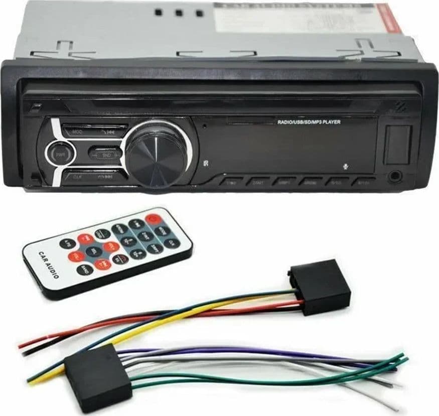 AUTORADIO SISTEMA AUDIO UNIVERSALE AUTO 4X50W 1DIN LETTORE MP3 BLUETOOTH USB AUX 6784BT - 3