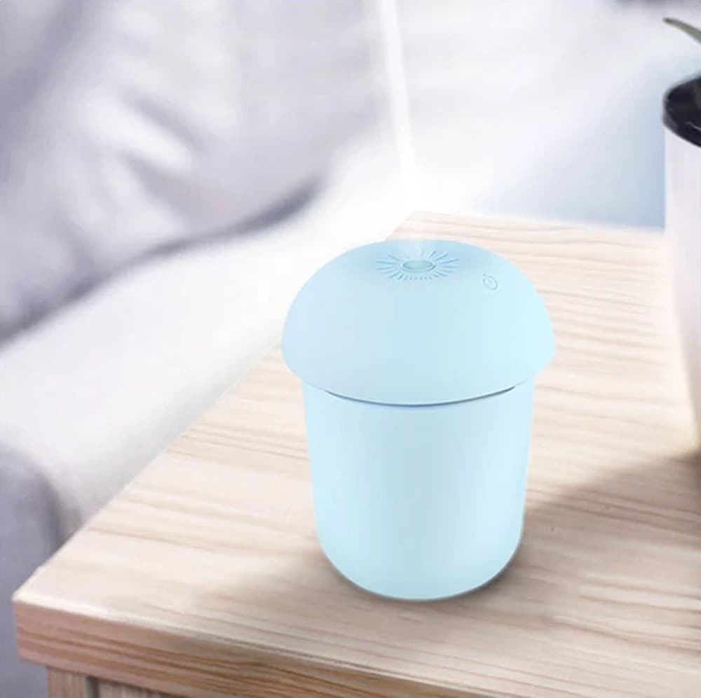 UMIDIFICATORE DIFFUSORE D'ARIA DESIGN FUNGO PURIFICATORE AMBIENTI BAMBINI 3 COLORI Q-A239 - 7