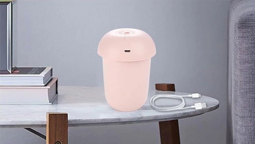 UMIDIFICATORE DIFFUSORE D'ARIA DESIGN FUNGO PURIFICATORE AMBIENTI BAMBINI 3 COLORI Q-A239 - 8