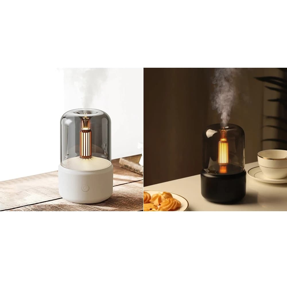 MINI UMIDIFICATORE DIFFUSORE DI AROMI 130ML CON ILLUMINAZIONE A LED USB PORTATILE Q-JS112 - 11