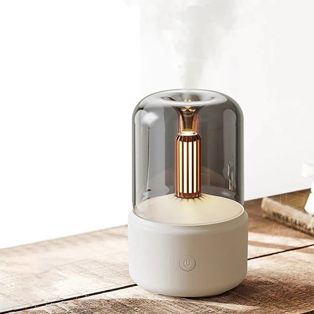 MINI UMIDIFICATORE DIFFUSORE DI AROMI 130ML CON ILLUMINAZIONE A LED USB PORTATILE Q-JS112 - 3