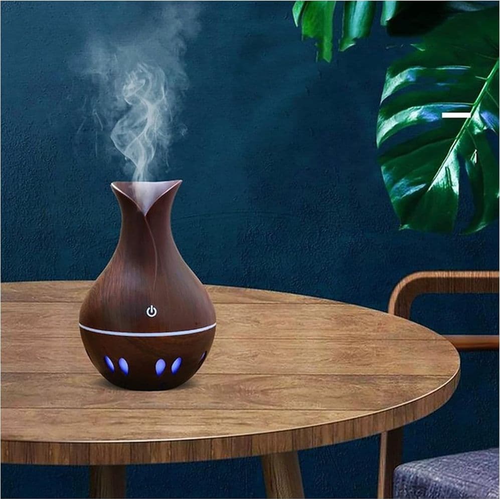 UMIDIFICATORE AMBIENTE AROMA DIFFUSORE OLIO ESSENZIALE SILENZIOSA USB 7 COLORI LED UFFICIO - 3