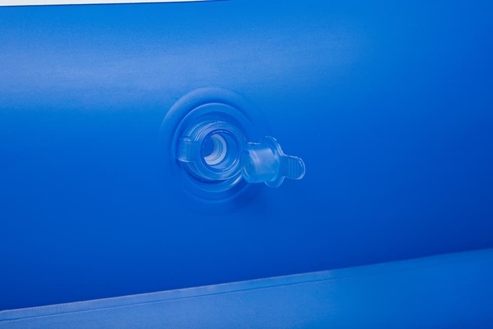 PISCINA GONFIABILE FAMILIARE 231X219X79CM CON PANCA POGGIATESTA PORTABICCHIERI 54422 - 10