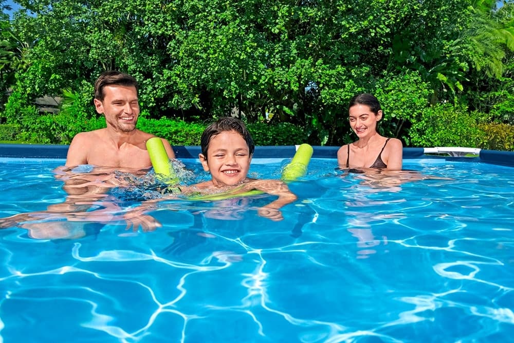 PISCINA RETTANGOLARE STEEL PRO CON STRUTTURA IN ACCIAIO POMPA FILTRO 300X201X66CM 56411 - 6