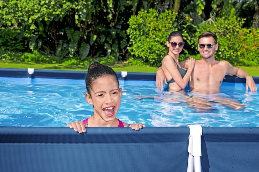 PISCINA FUORI TERRA RETTANGOLARE STEEL PRO CON TELAIO SENZA POMPA 400X211X81 CM 56405 - 6