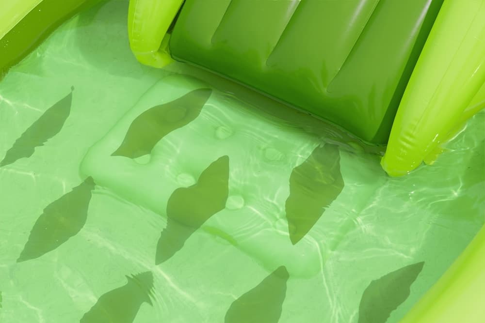 CENTRO GIOCHI ACQUATICO GONFIABILE PISCINA A FORMA DI COCCODRILLO 234X163X87CM 53169 - 9