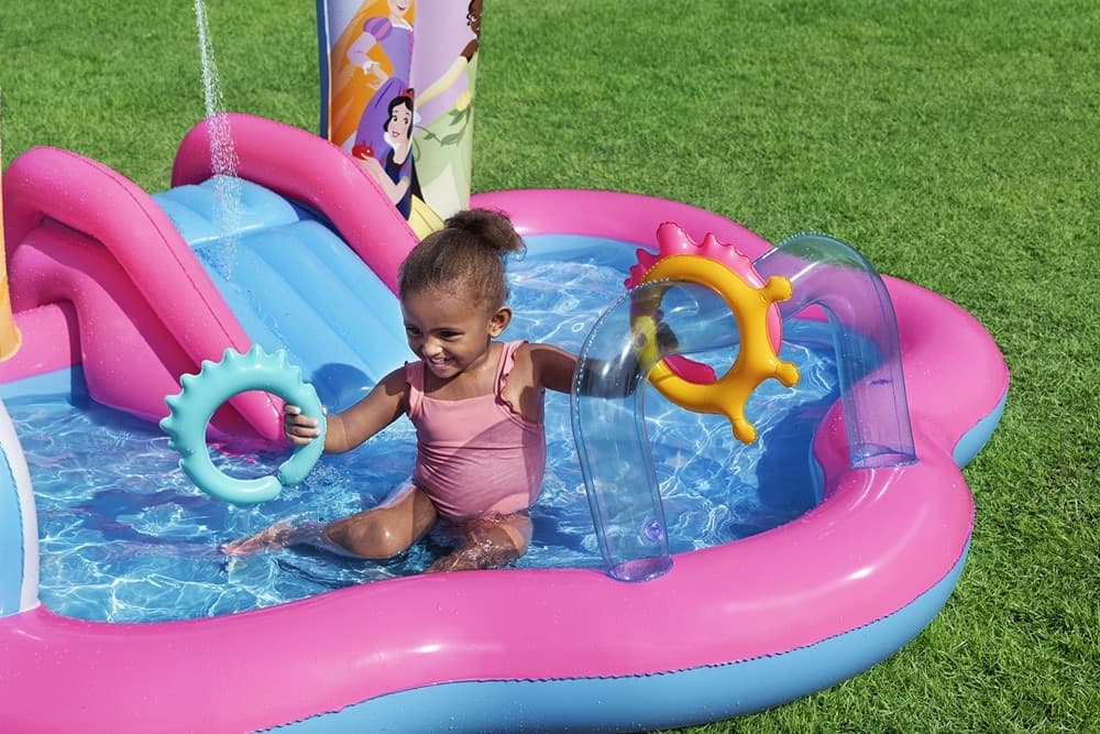 CENTRO GIOCHI ACQUATICO PRINCESS ENCHANTED WORLD 221X193X140CM GONFIABILE PISCINA 9103 - 6