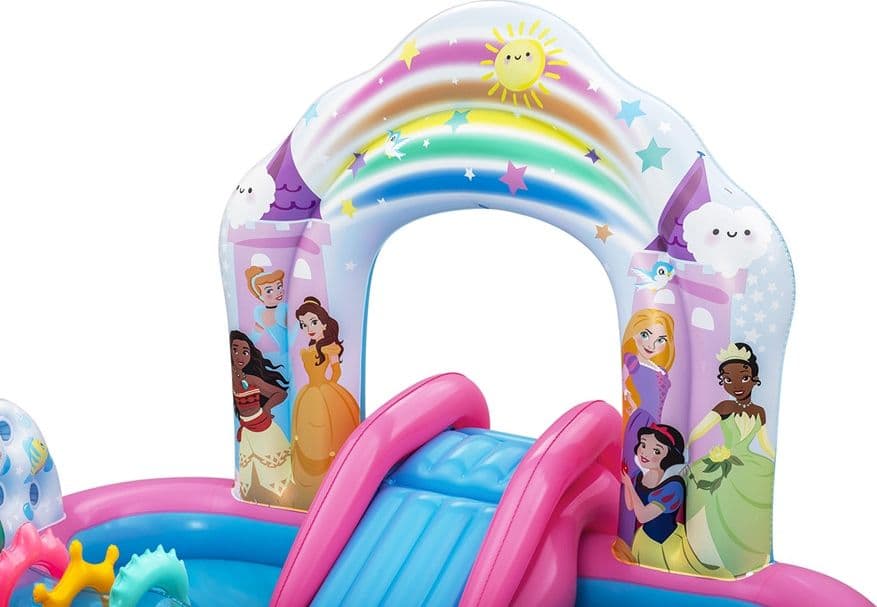 CENTRO GIOCHI ACQUATICO PRINCESS ENCHANTED WORLD 221X193X140CM GONFIABILE PISCINA 9103 - 9