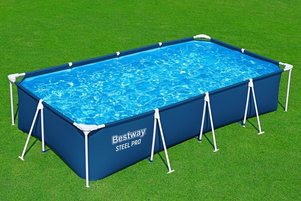 PISCINA RETTANGOLARE STEEL PRO CON STRUTTURA IN ACCIAIO POMPA FILTRO 400X211X81CM 56424 - 11