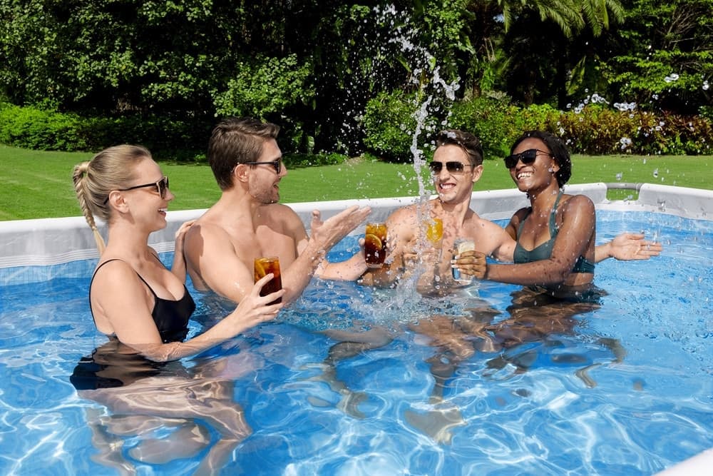 PISCINA RETTANGOLARE STEEL PRO MAX CON STRUTTURA ACCIAIO POMPA FILTRO 412X201X122CM 56456 - 5