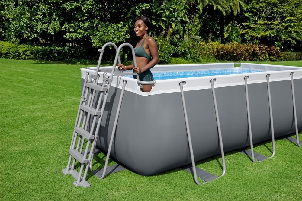 PISCINA RETTANGOLARE STEEL PRO MAX CON STRUTTURA ACCIAIO POMPA FILTRO 412X201X122CM 56456 - 10