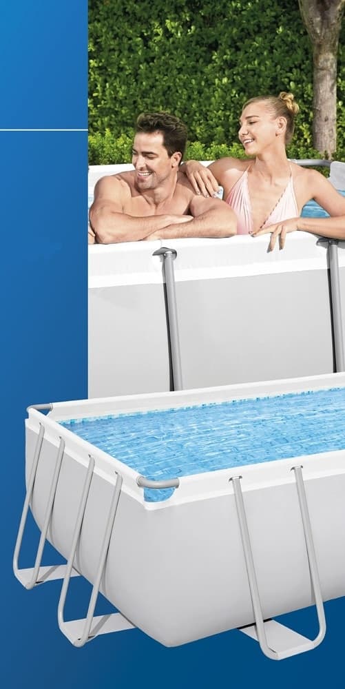 PISCINA FUORI TERRA POWER STEEL CON STRUTTURA POMPA FILTRO 549X274X122CM RETTANGOLARE 56465 - 5