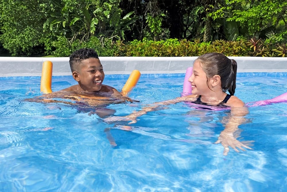 PISCINA FUORI TERRA RETTANGOLARE STEEL PRO MAX CON STRUTTURA POMPA FILTRO 488X244X122CM 56670 - 6