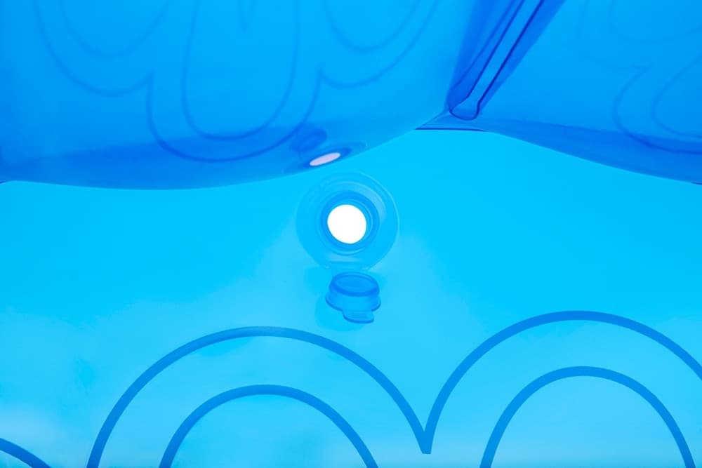 PISCINA GONFIABILE FAMILIARE MOTIVO ELEGANTE BOHÉMIEN BLU Ø168X53CM 2 PORTABICCHIERI 54479 - 8