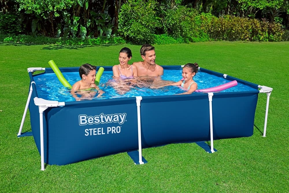 PISCINA RETTANGOLARE FUORI TERRA STEEL PRO FRAME SENZA POMPA CON STRUTTURA 259X170X61CM 56403 - 2