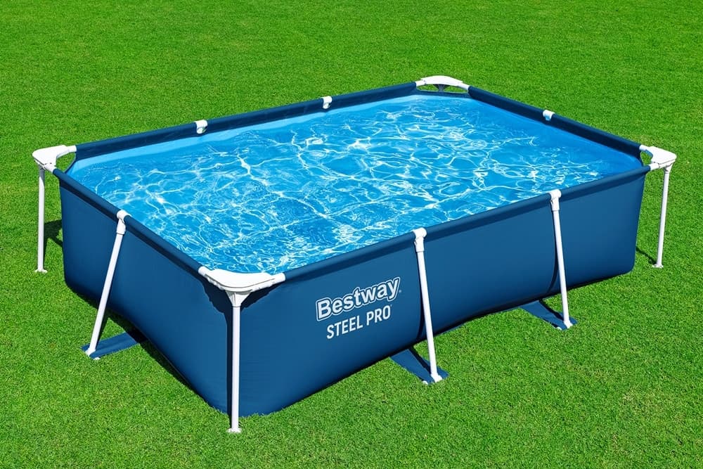 PISCINA RETTANGOLARE FUORI TERRA STEEL PRO FRAME SENZA POMPA CON STRUTTURA 259X170X61CM 56403 - 5