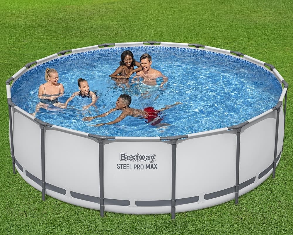 PISCINA FUORI TERRA CON STRUTTURA STEEL PRO MAX POMPA FILTRO Ø457X122 CM ROTONDA 56438 - 3