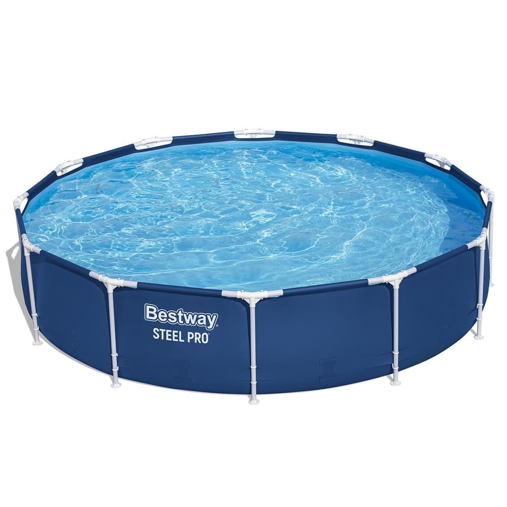 PISCINA  FUORI TERRA STEEL PRO CON STRUTTURA POMPA FILTRO Ø 366 X 76 CM ROTONDA 56681 - 11