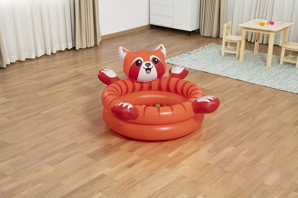 PISCINA GONFIABILE CON PALLINE GIOCO DESIGN PANDA 107X94X58CM PER BAMBINI 2+ ANNI 52702 - 11