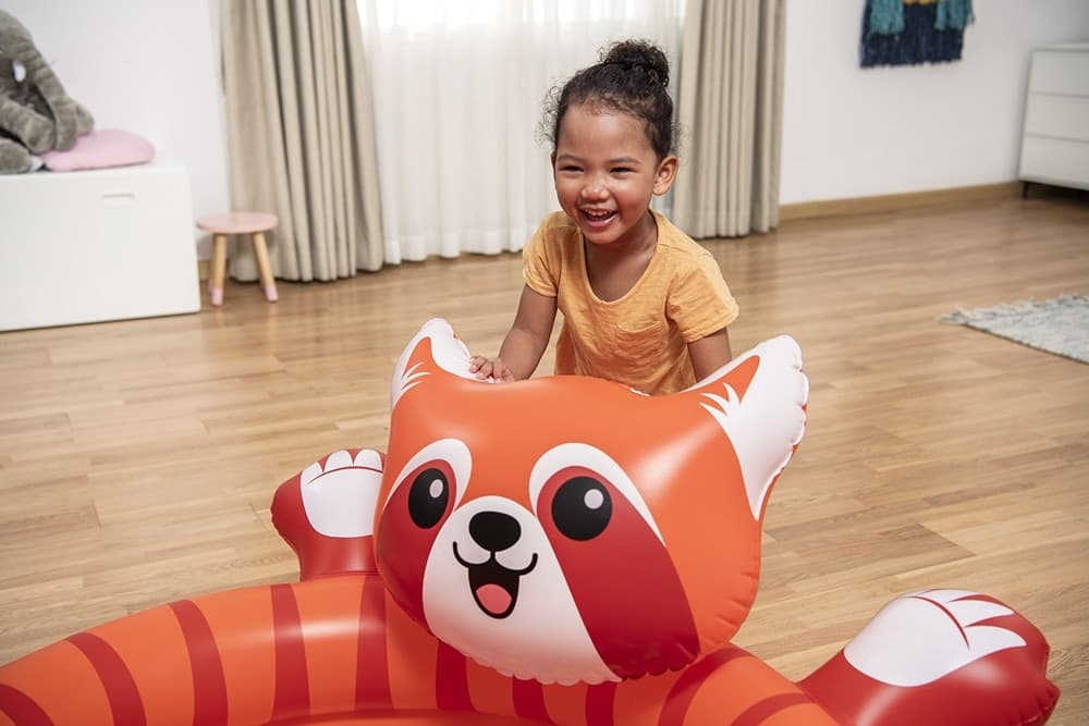 PISCINA GONFIABILE CON PALLINE GIOCO DESIGN PANDA 107X94X58CM PER BAMBINI 2+ ANNI 52702 - 8