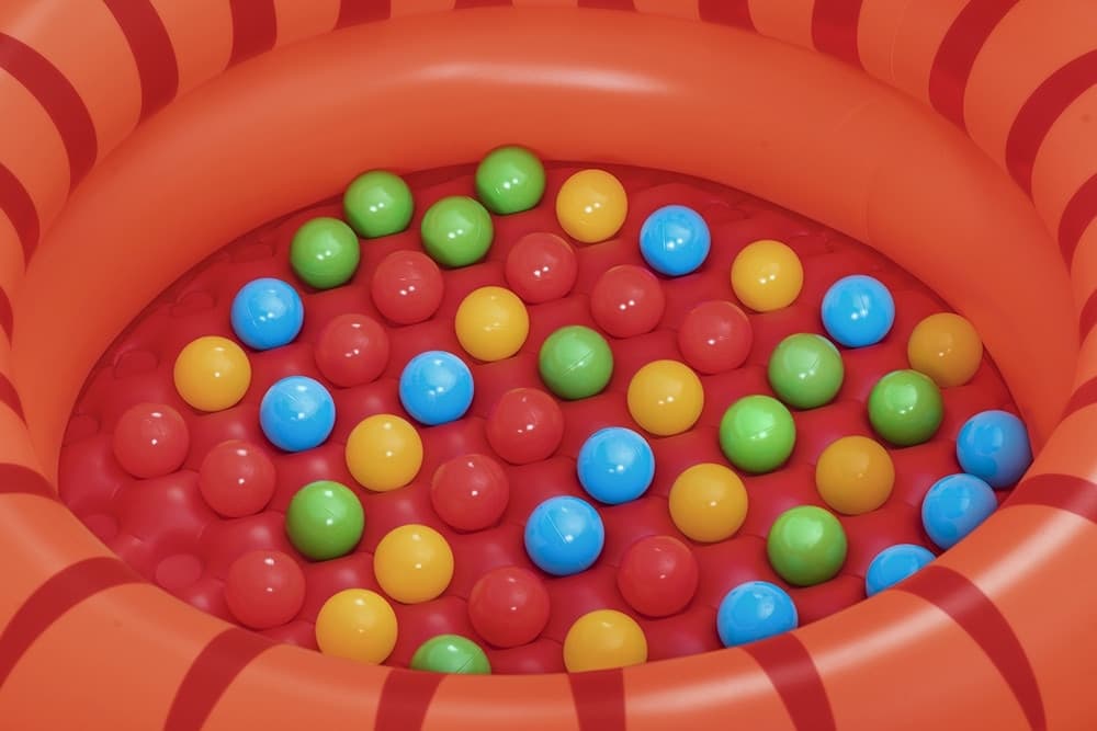 PISCINA GONFIABILE CON PALLINE GIOCO DESIGN PANDA 107X94X58CM PER BAMBINI 2+ ANNI 52702 - 9
