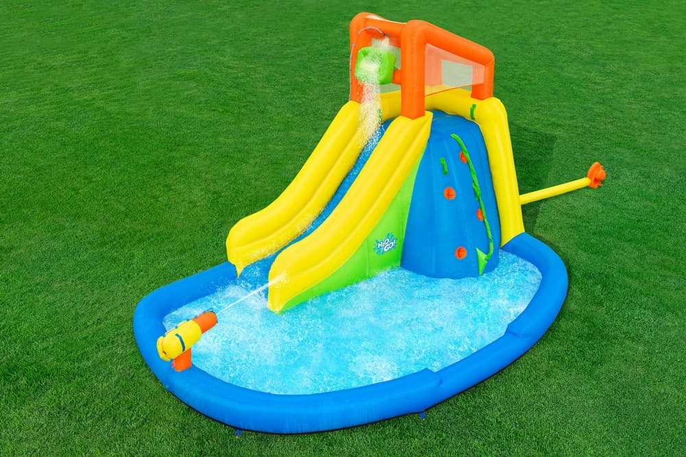 MEGA PARCO ACQUATICO CON MONTAGNA SOFFIATORE SCIVOLO PISCINA GONFIABILE 435X286X267CM 53478 - 10