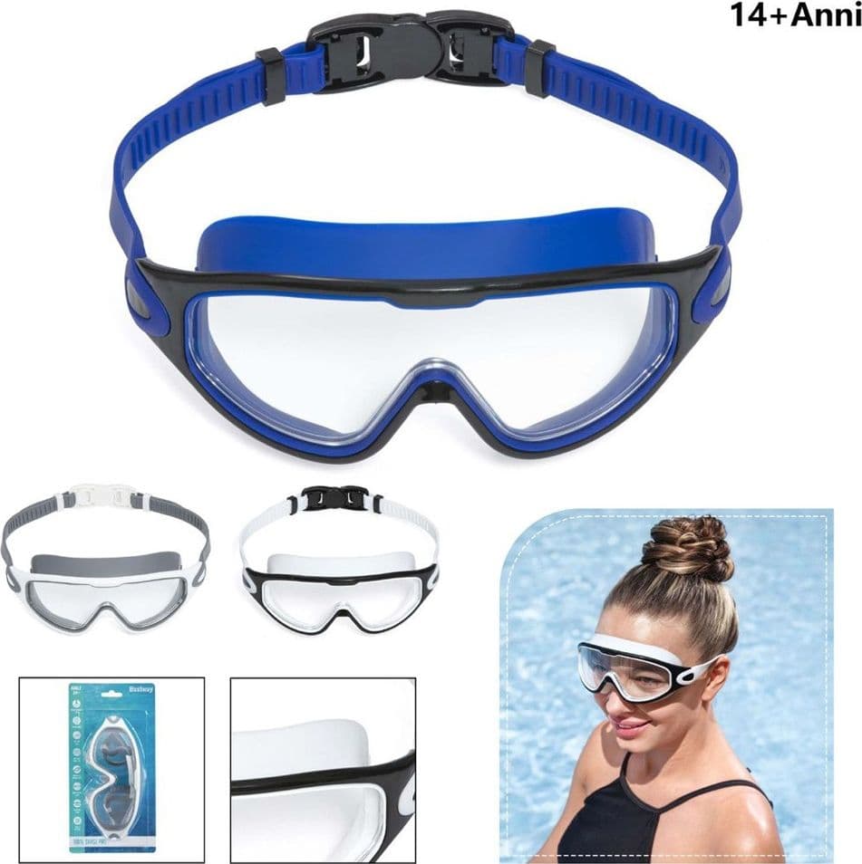 OCCHIALINI DA NUOTO TIDAL SURGE PRO +14 ANNI RIVESTIMENTO UV ANTI-APPANNAMENTO 21194 - 2