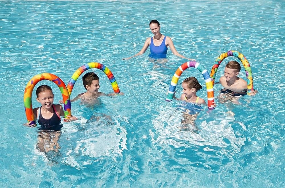 TUBO GALLEGGIANTE IN SCHIUMA AQUA BONES PER PISCINA 6,4X122CM FANTASIE ASSORTITE 32217 - 10