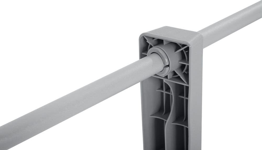 SCALA DA PISCINA FUORI TERRA 84CM SCALETTA SICUREZZA 2 GRADINI PLASTICA RESISTENTE 58430 - 6
