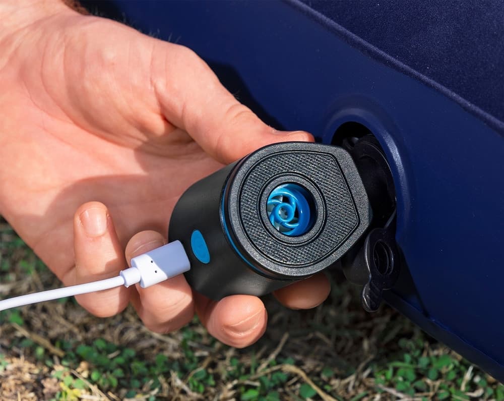 POMPA DI GONFIAGGIO ELETTRICO POWERTOUCH POCKET USB DA 90 L/MIN CON 3 ADATTATORI 62289 - 3