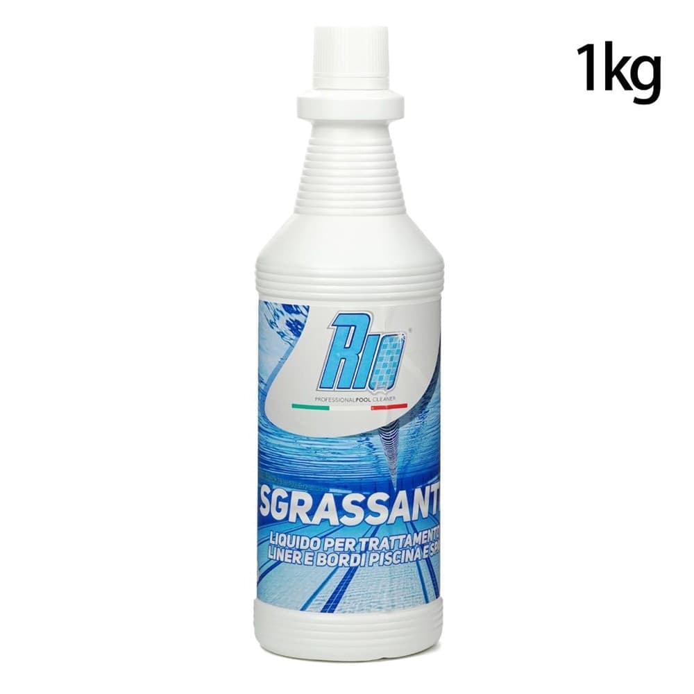 DETERGENTE SGRASSANTE LIQUIDO PER PULIZIA TRATTAMENTO LINER BORDI PISCINE SPA 1KG 655318A - 2