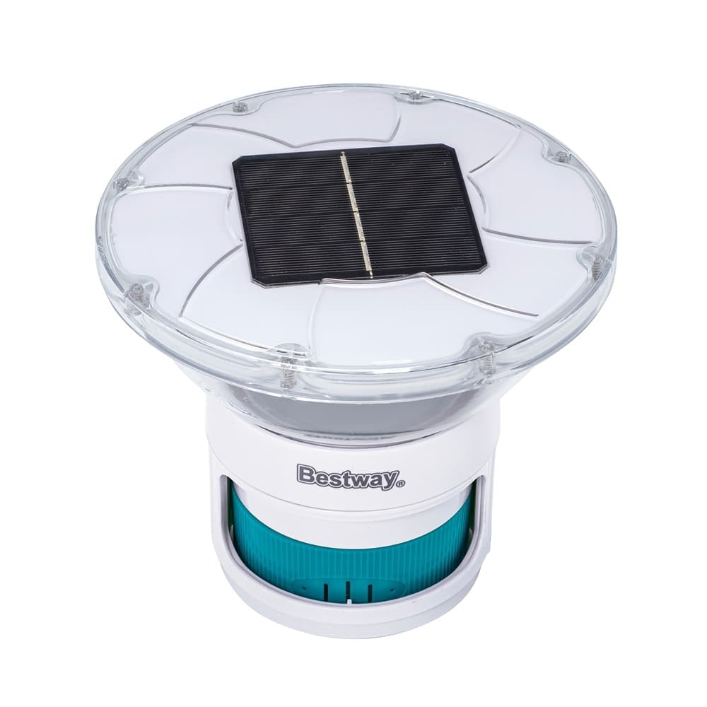 DOSATORE PER PASTIGLIE CLORO GALLEGGIANTE PISCINA CON LUCE LED AD ENERGIA SOLARE 58943 - 11