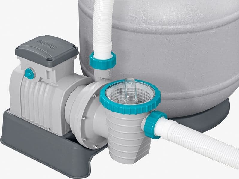 POMPA DI FILTRAGGIO A SABBIA CON TIMER MANOMETRO 11.355L/H PER PISCINE FUORI TERRA 58486 - 11
