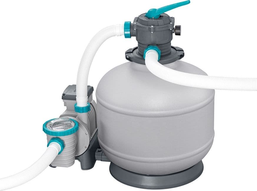 POMPA DI FILTRAGGIO A SABBIA CON TIMER MANOMETRO 11.355L/H PER PISCINE FUORI TERRA 58486 - 12