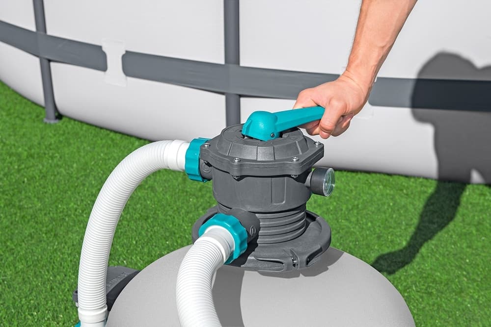 POMPA DI FILTRAGGIO A SABBIA CON TIMER MANOMETRO 11.355L/H PER PISCINE FUORI TERRA 58486 - 5