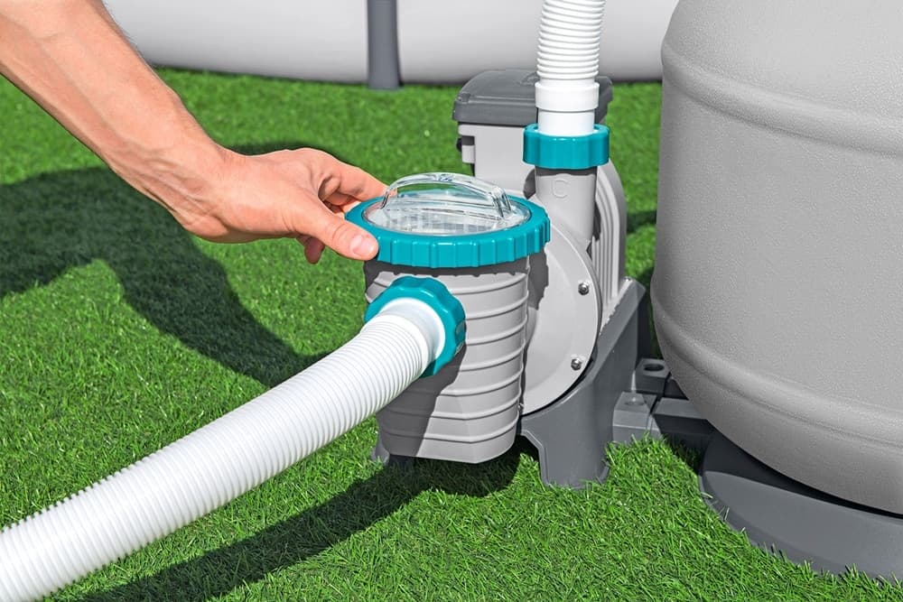 POMPA DI FILTRAGGIO A SABBIA CON TIMER MANOMETRO 11.355L/H PER PISCINE FUORI TERRA 58486 - 6