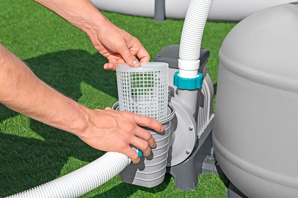 POMPA DI FILTRAGGIO A SABBIA CON TIMER MANOMETRO 11.355L/H PER PISCINE FUORI TERRA 58486 - 7