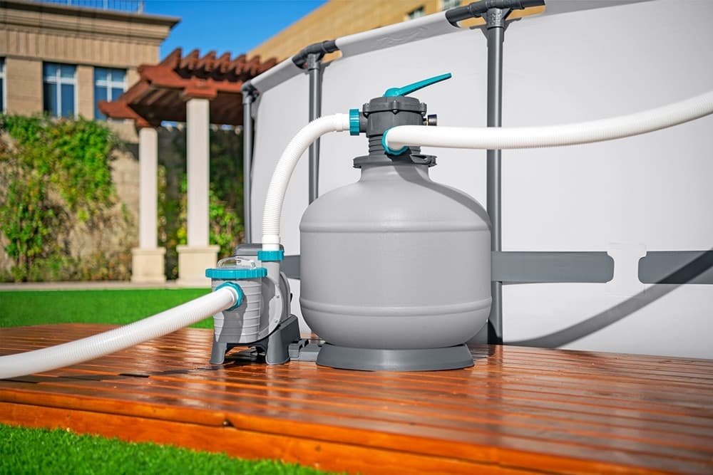 POMPA DI FILTRAGGIO A SABBIA CON TIMER MANOMETRO 11.355L/H PER PISCINE FUORI TERRA 58486 - 9