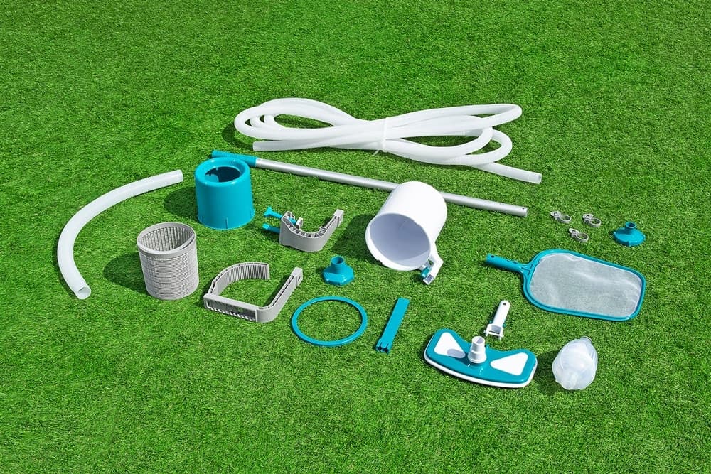 KIT COMPLETO PER CURA PULIZIA PISCINA FUORI TERRA FINO A 610CM CON ASPIRATORE SKIMMER 58237 - 4