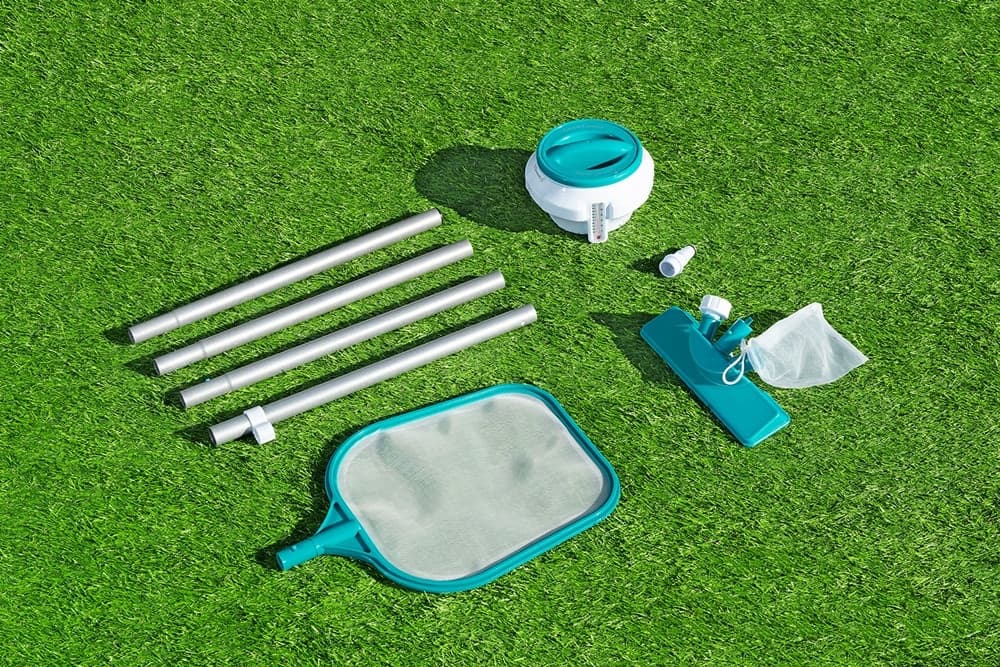 KIT COMPLETO PER CURA MANUTENZIONE ACCESSORI PULIZIA PISCINE FUORI TERRA FINO A 396CM 58794 - 11