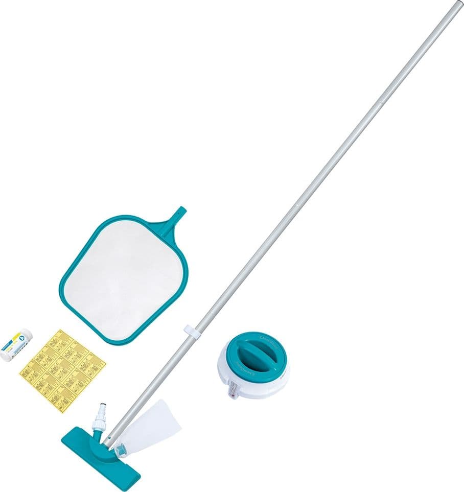 KIT COMPLETO PER CURA MANUTENZIONE ACCESSORI PULIZIA PISCINE FUORI TERRA FINO A 396CM 58794 - 3