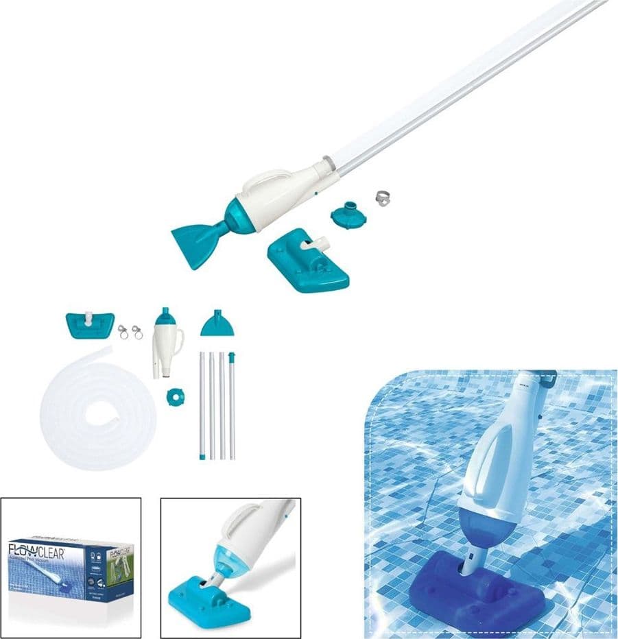 ASPIRATORE SISTEMA DI PULIZIA PER PISCINE FUORI TERRA FINO A 457CM AZIONATO DA POMPA 58212 - 2